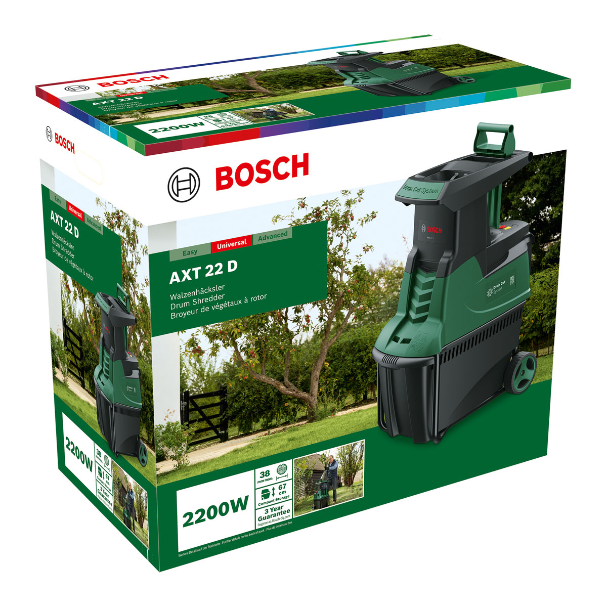 Bosch Leisehäcksler „AXT 22 D“ Bild 2