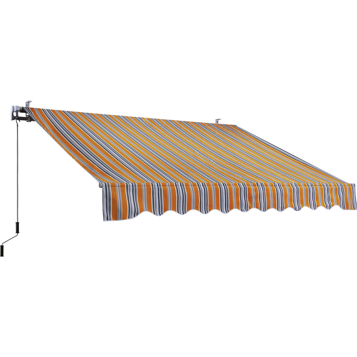 Durabil  Gelenkarm-Markise Nizza 400 x 250 cm für Wand- und Deckenmontage