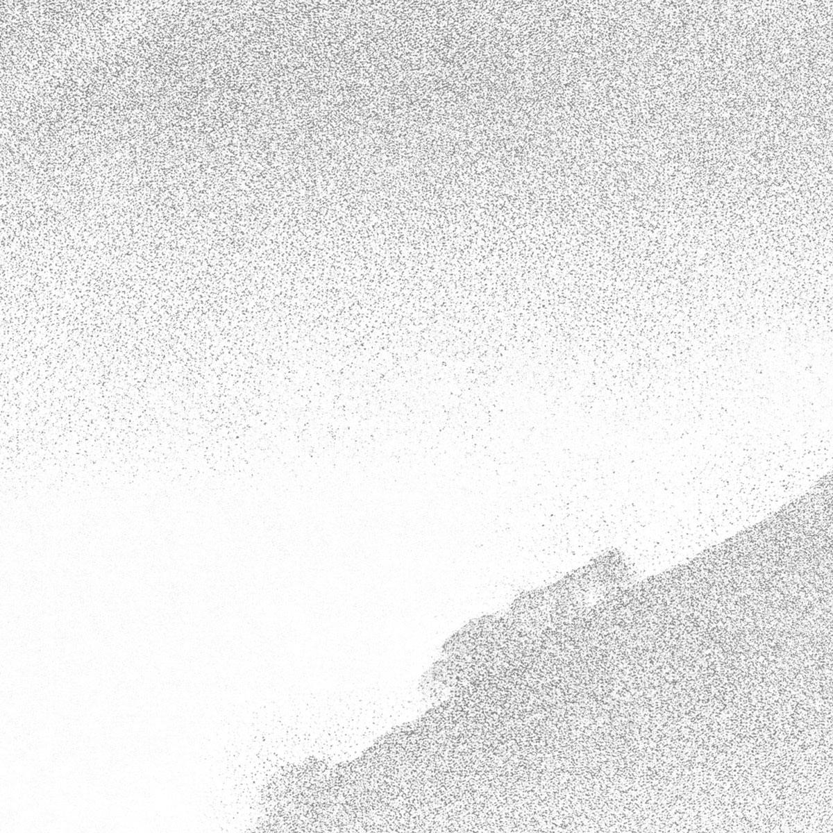 Komar  Vlies Fototapete White Noise Mountain 200x280 cm Bild 5