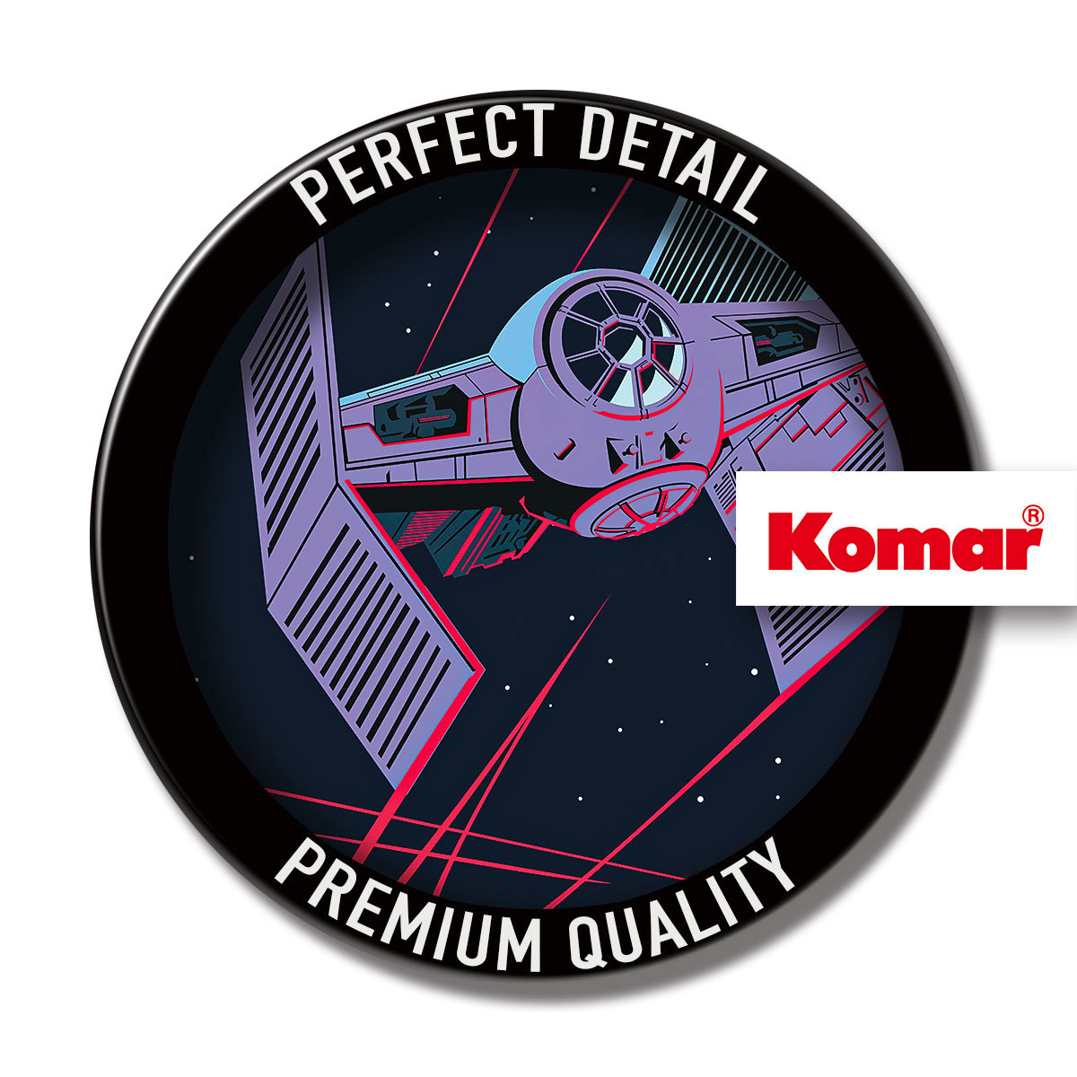 Komar  Wandbild Star Wars Classic Vector TIE-Fighter 30x40 cm Bild 4