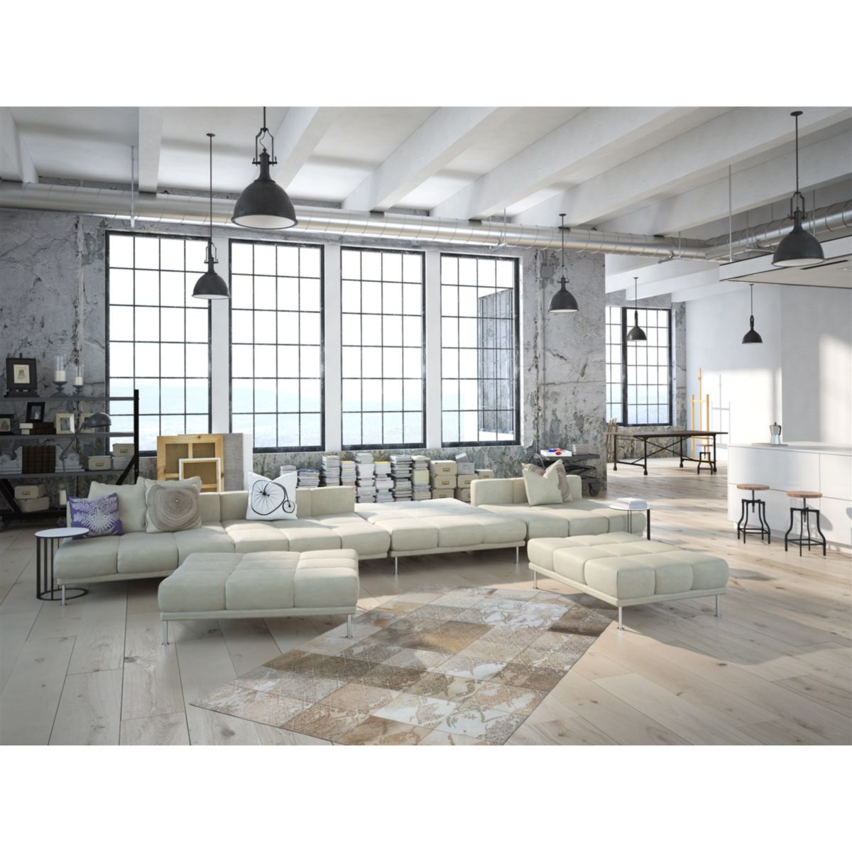 Cobra 343 Beige 125cm x 180cm Bild 2