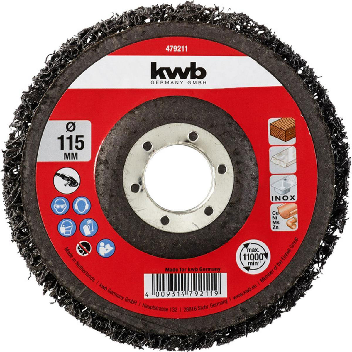 kwb  Reinigungsscheiben Durchmesser 115 mm