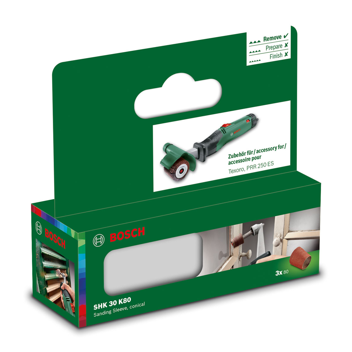 Bosch  Konische Schleifrolle SHK 30 K80 Bild 3