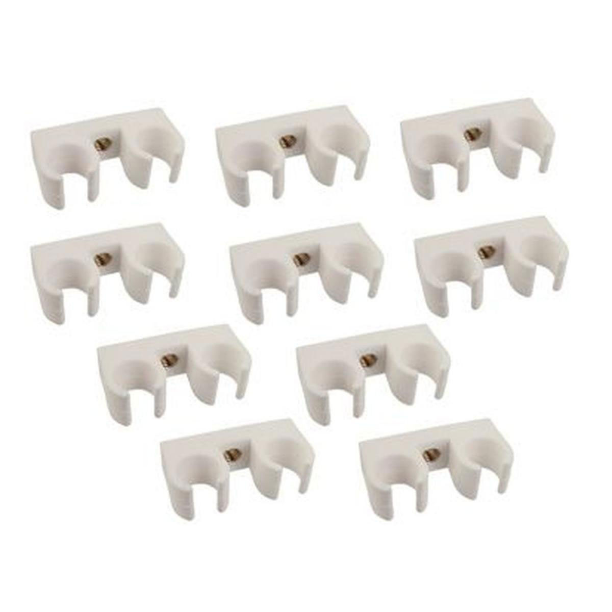 Kirchhoff Doppel-Rohrclip 15 mm x M6 10 Stück