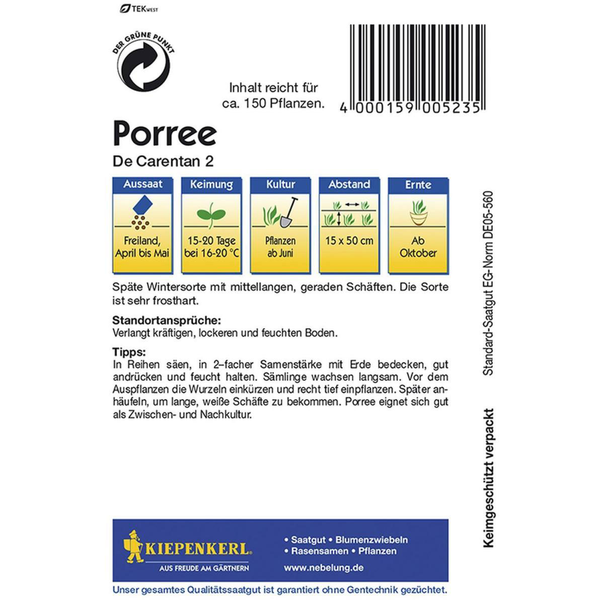 Kiepenkerl Porree De Carentan 2 Bild 2