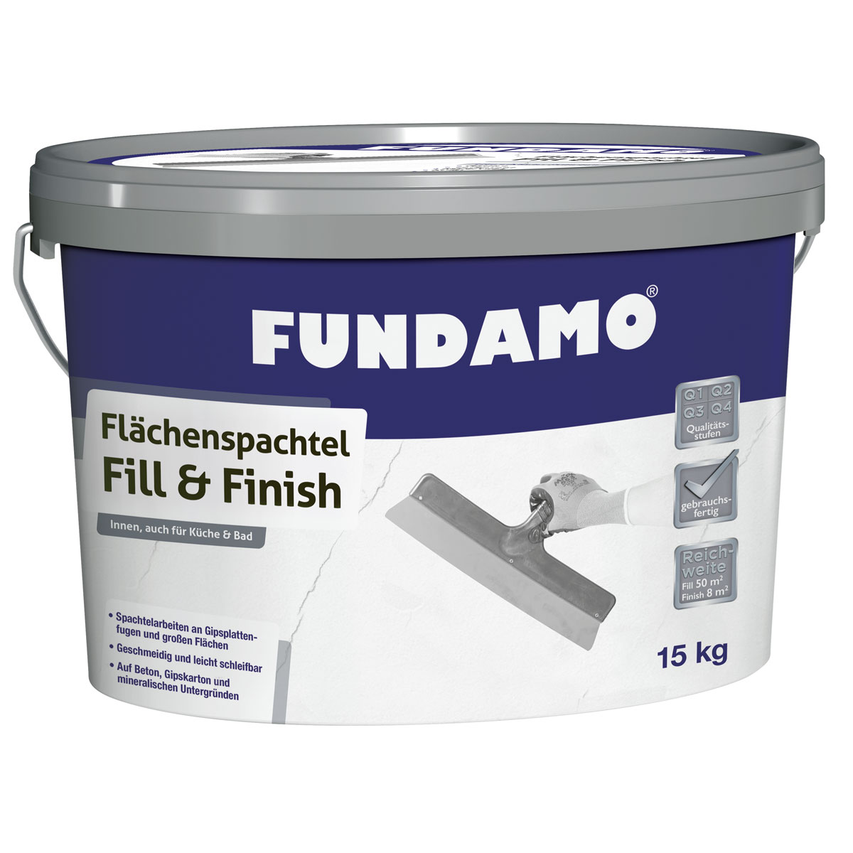 Fundamo  Flaechenspachtel Fill uND Finish 15kg