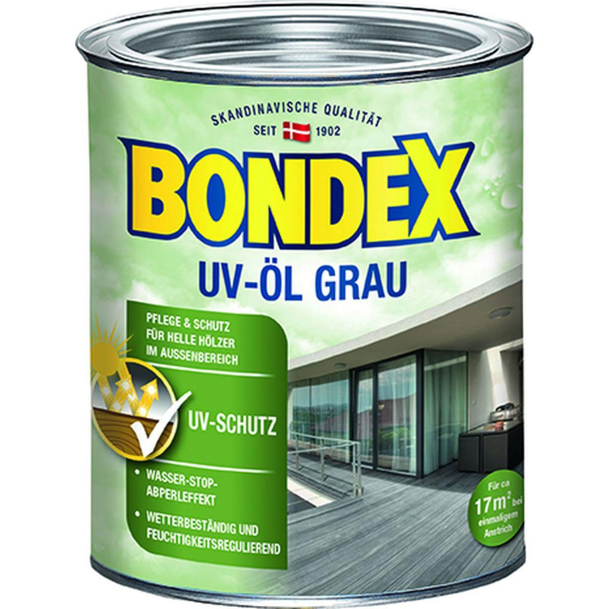 Bondex UV-Öl Grau 750 ml