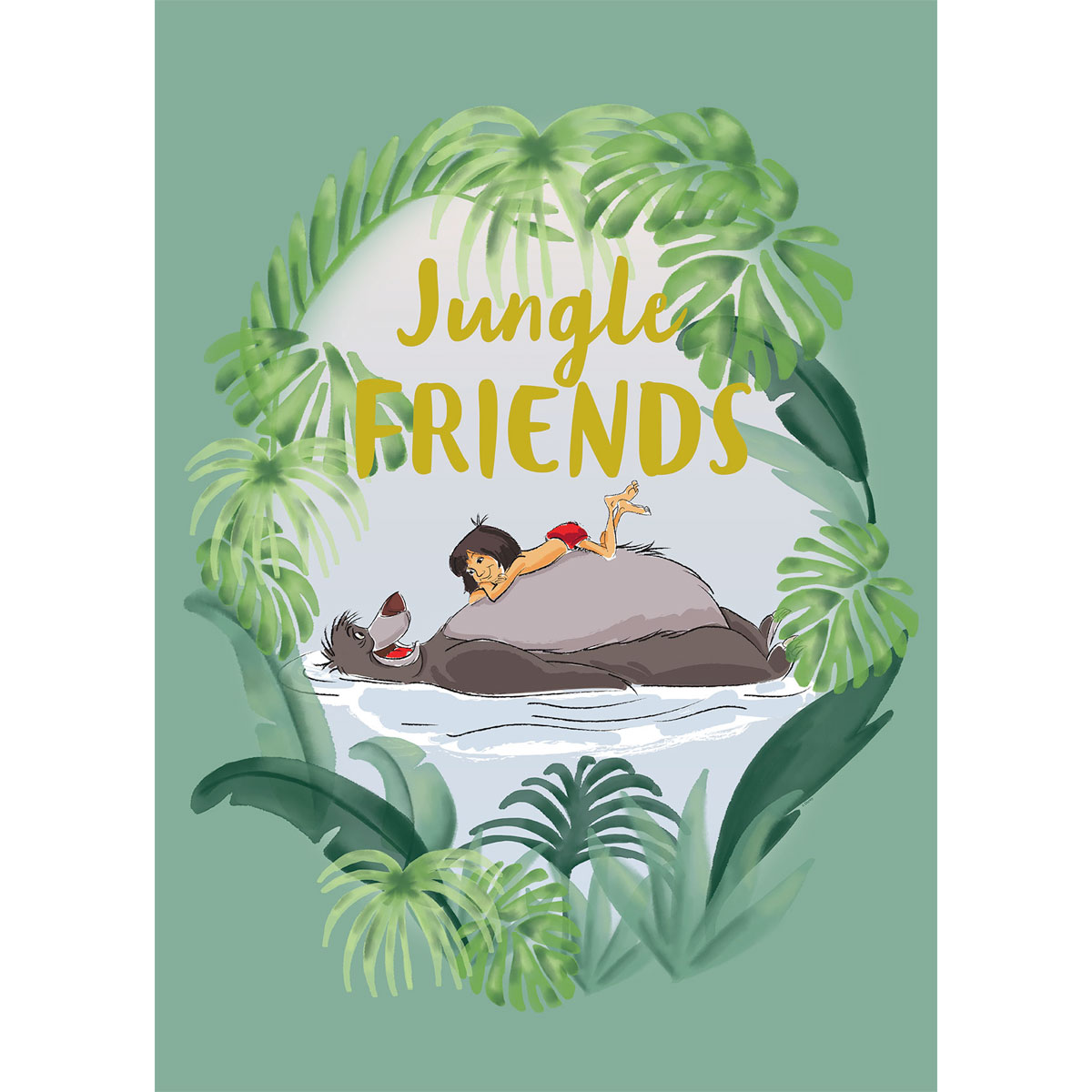 Komar  Wandbild Jungle Book Friends 50x70 cm Bild 2