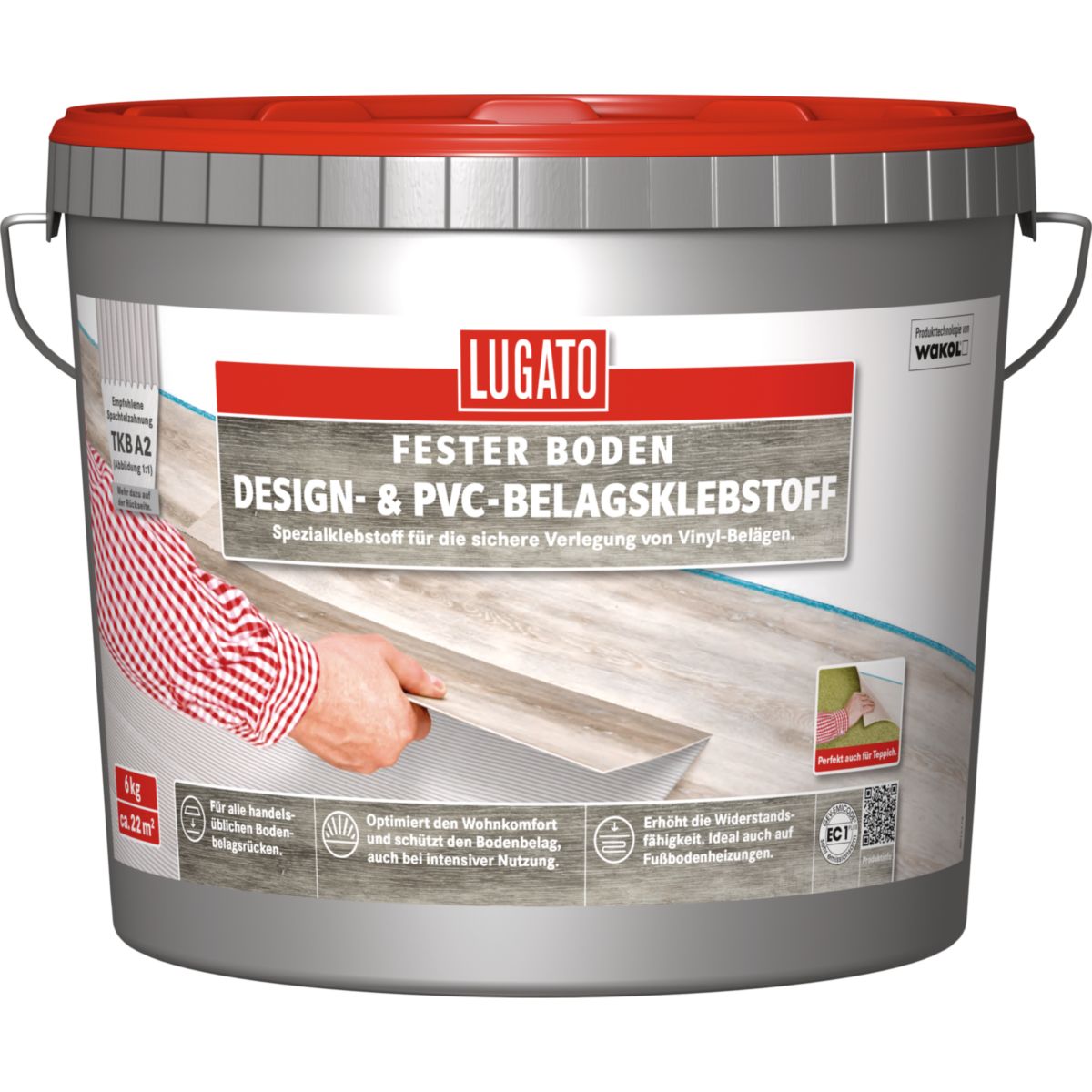Lugato Design- und PVC-Belagsklebstoff 6 kg