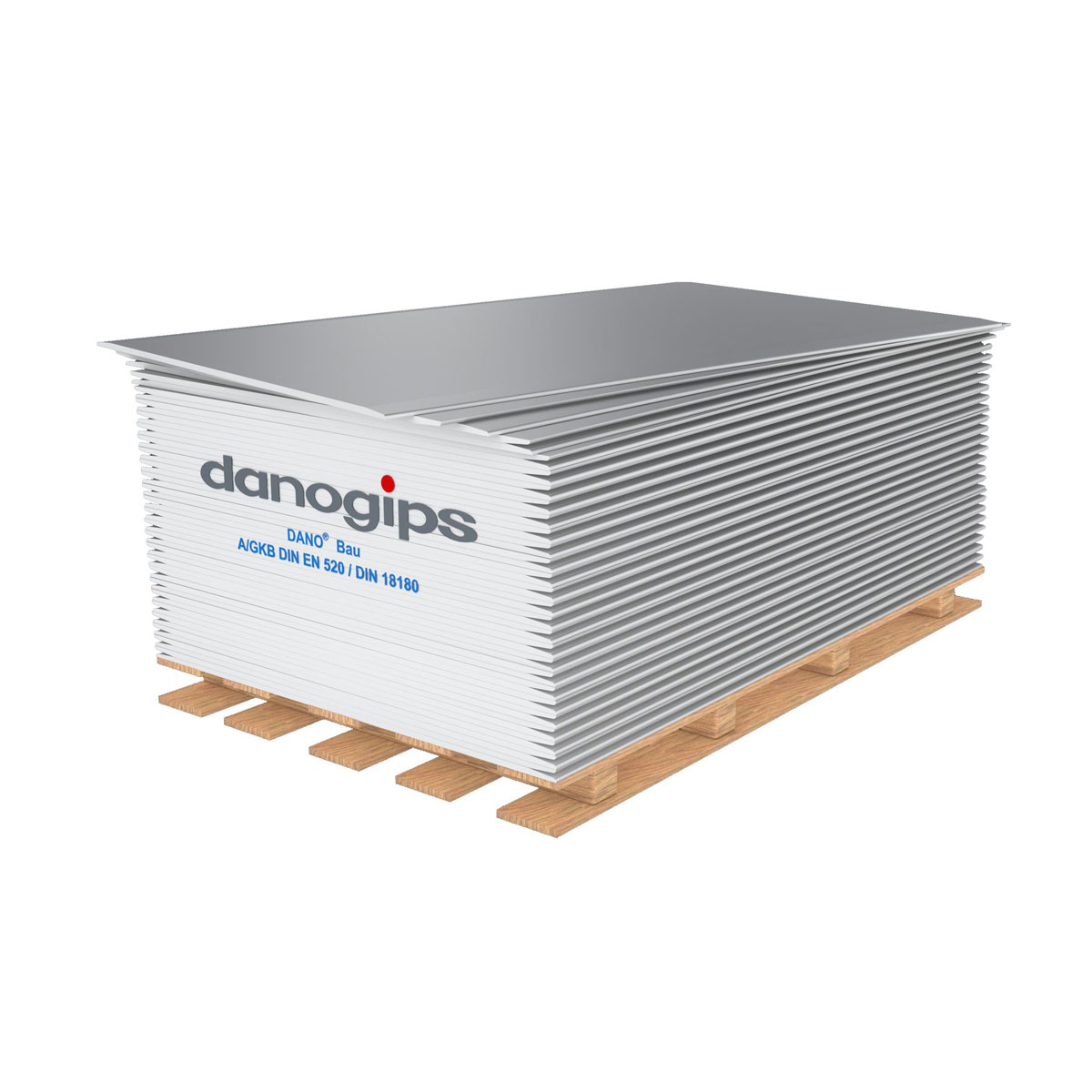 Danogips Gipskartonplatte „Bau“, 2000x1250x12,5 mm