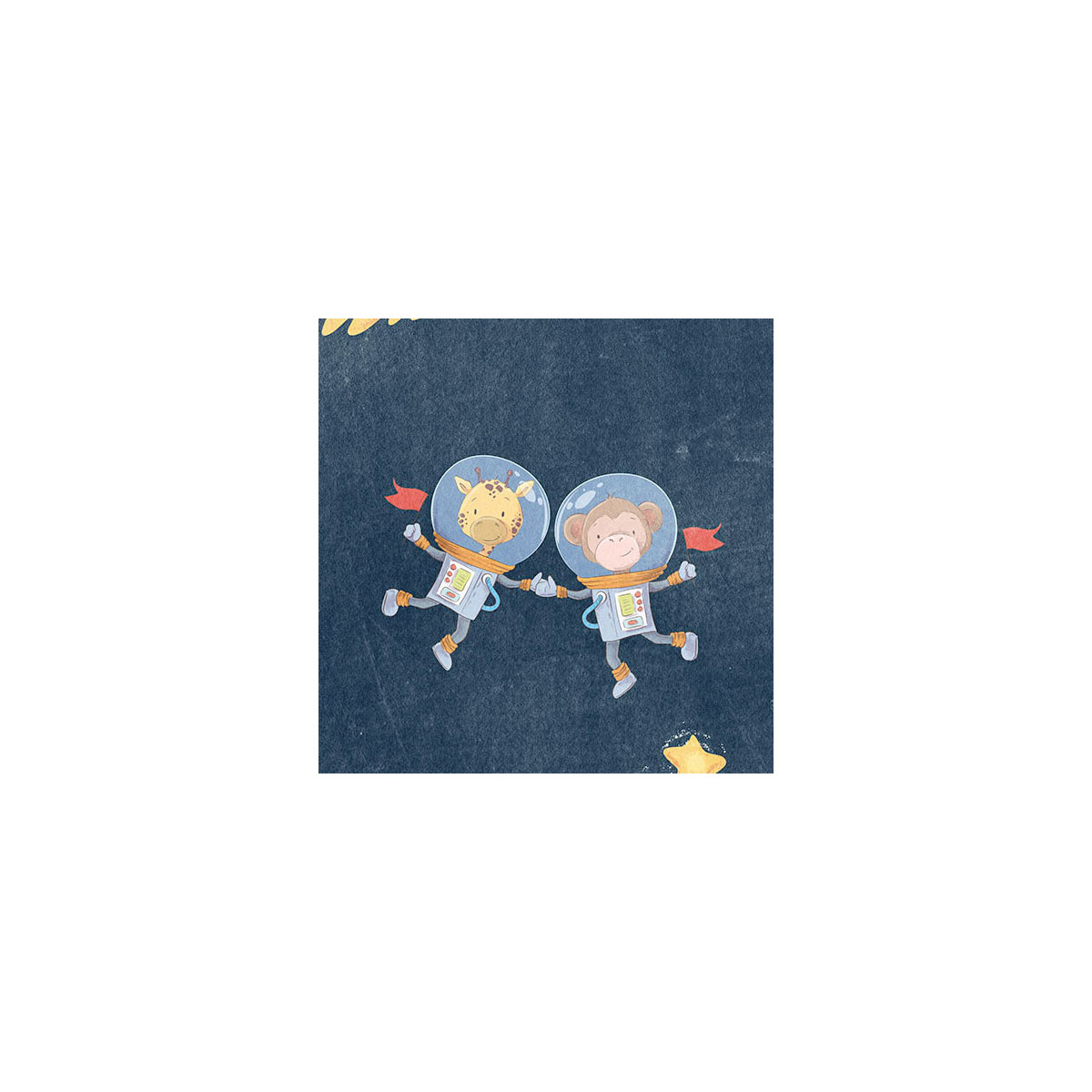 Komar  Vlies Fototapete Friends in Space 350x280 cm Bild 7