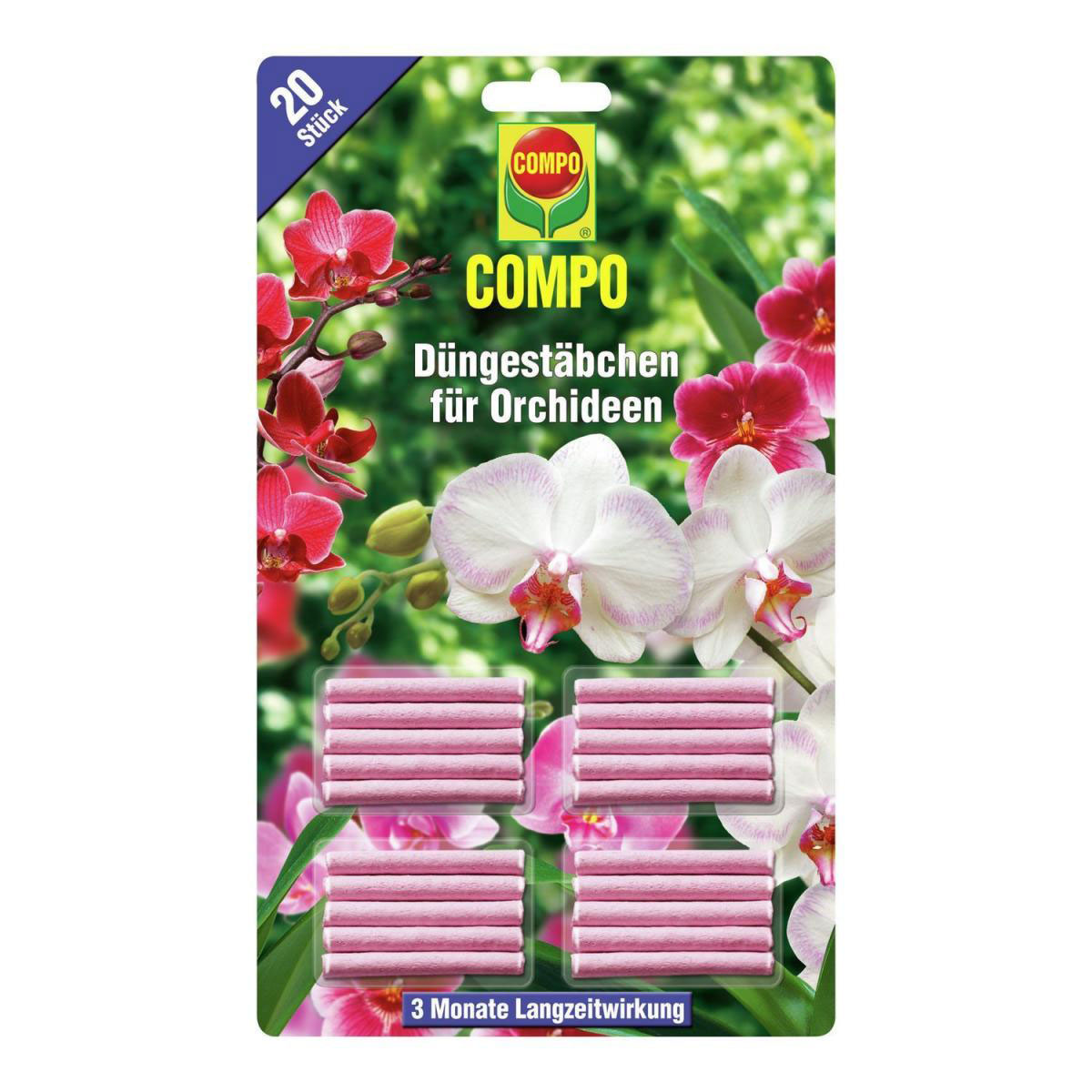 Compo Düngestäbchen für Orchideen 20 Stäbchen