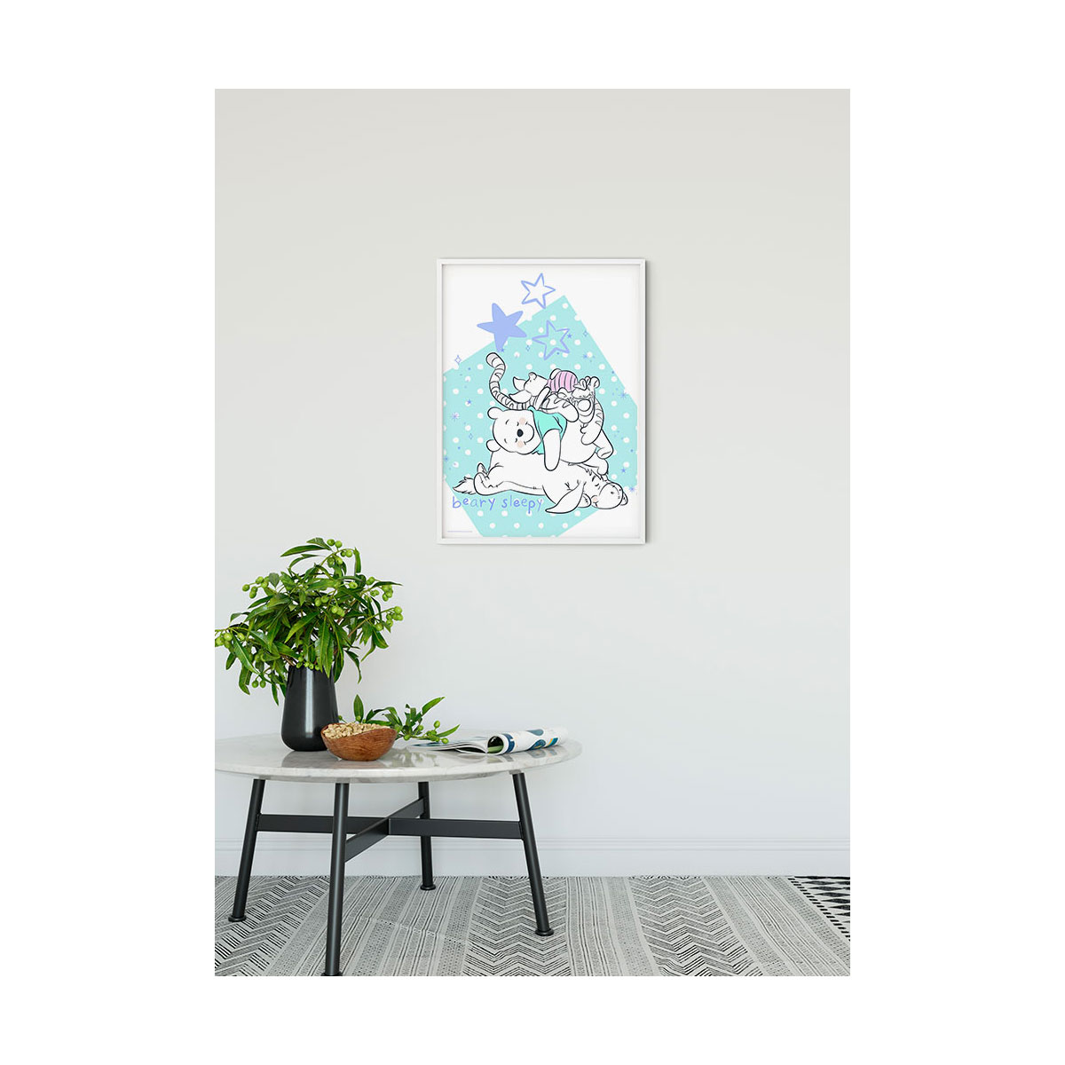 Komar  Wandbild Winnie the Pooh Beary Sleepy 30x40 cm