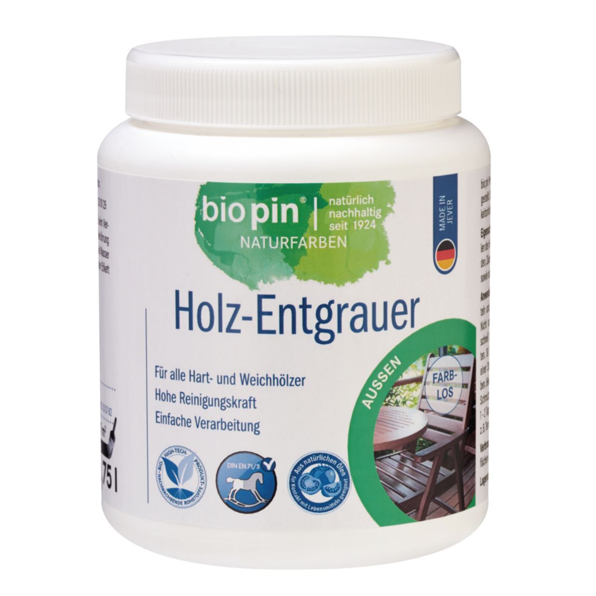 Biopin Holz-Entgrauer Farblos 0,750 l