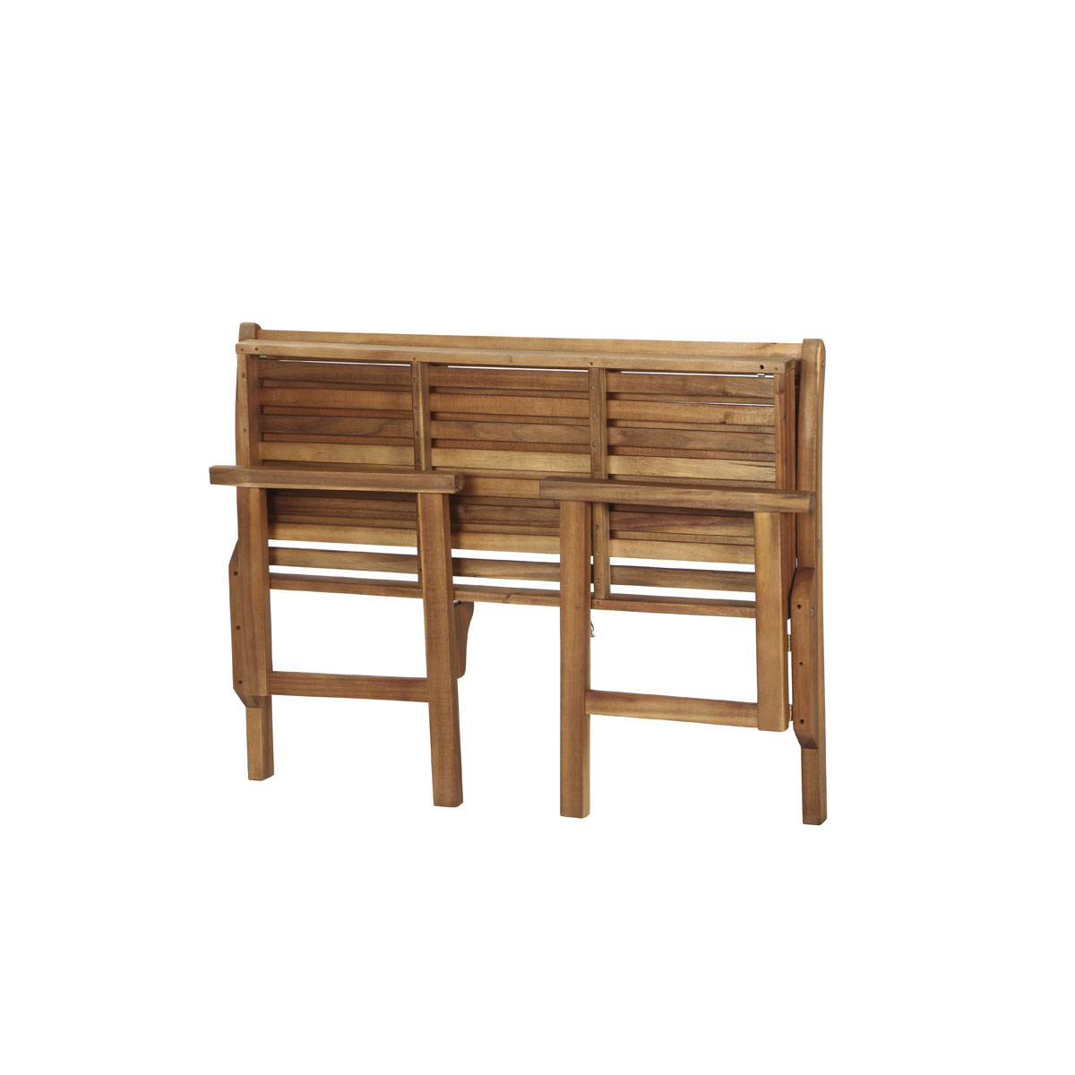 Bank Lovera 2-Sitzer 59,5 x 120 x 90 cm Akazienholz FSC klappbar Bild 6