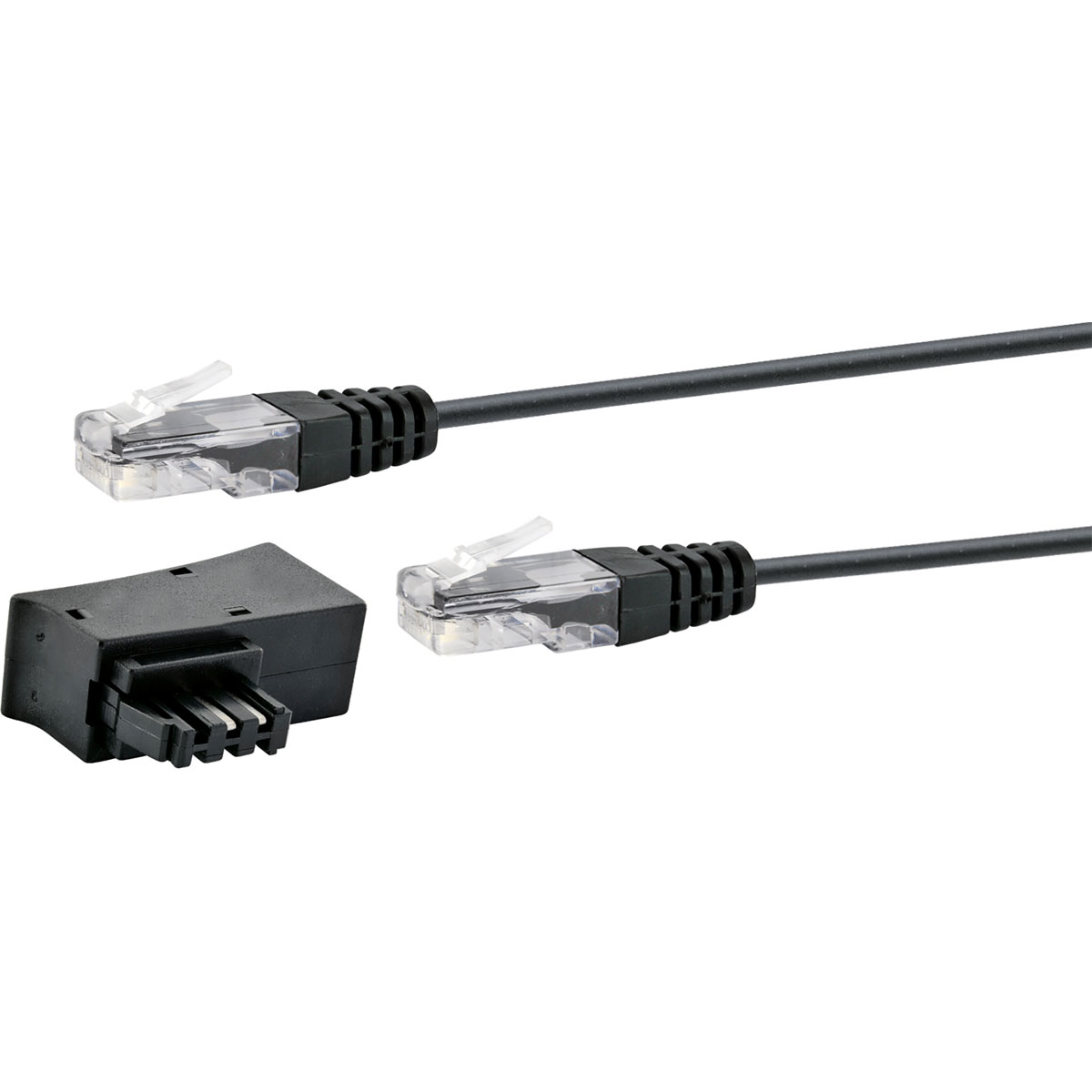 Schwaiger Steckeradapter TAE/DSL mit Modemkabel 6m Bild 2