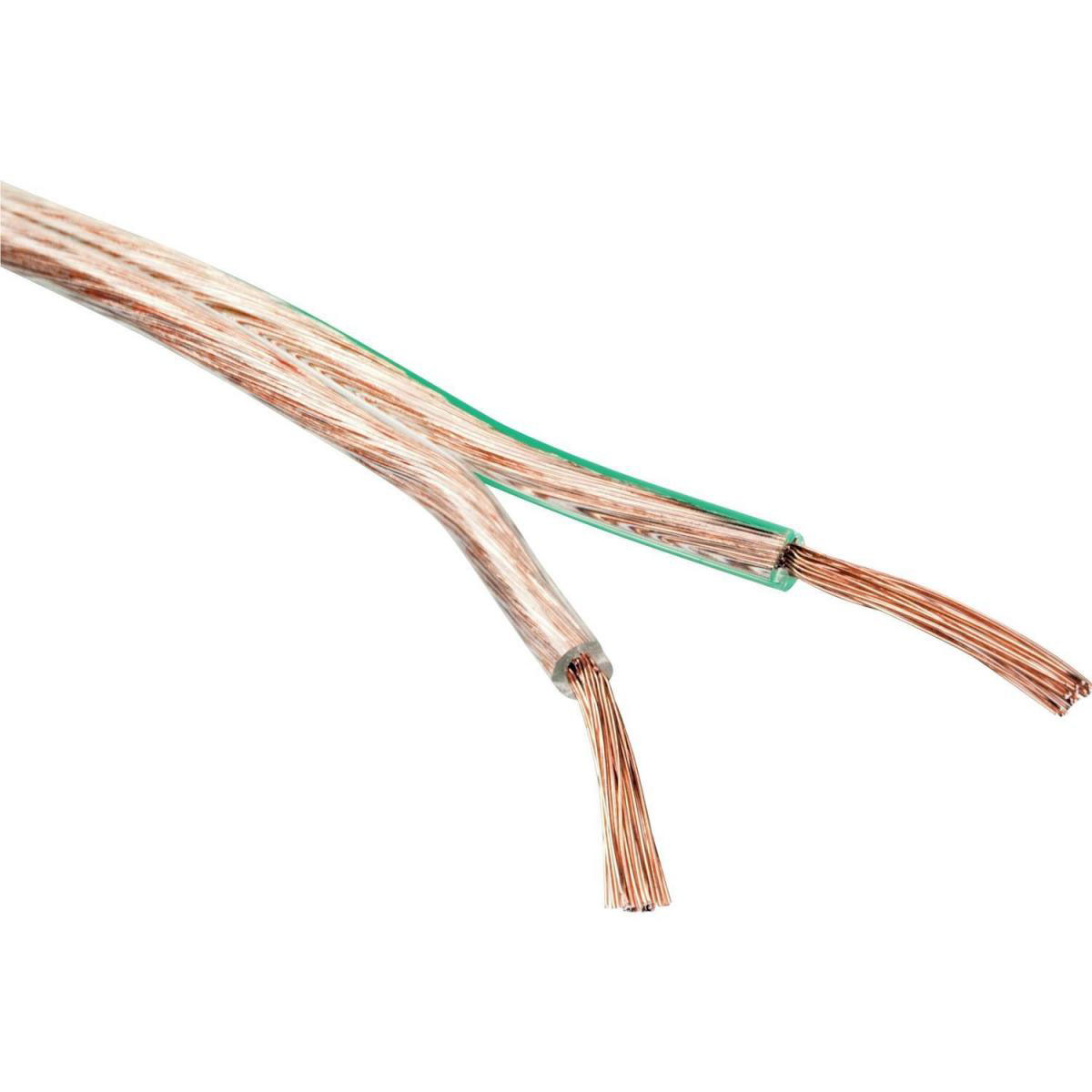 Schwaiger Audio-Lautsprecherkabel 25 m transparent 2x 1,5 mm²