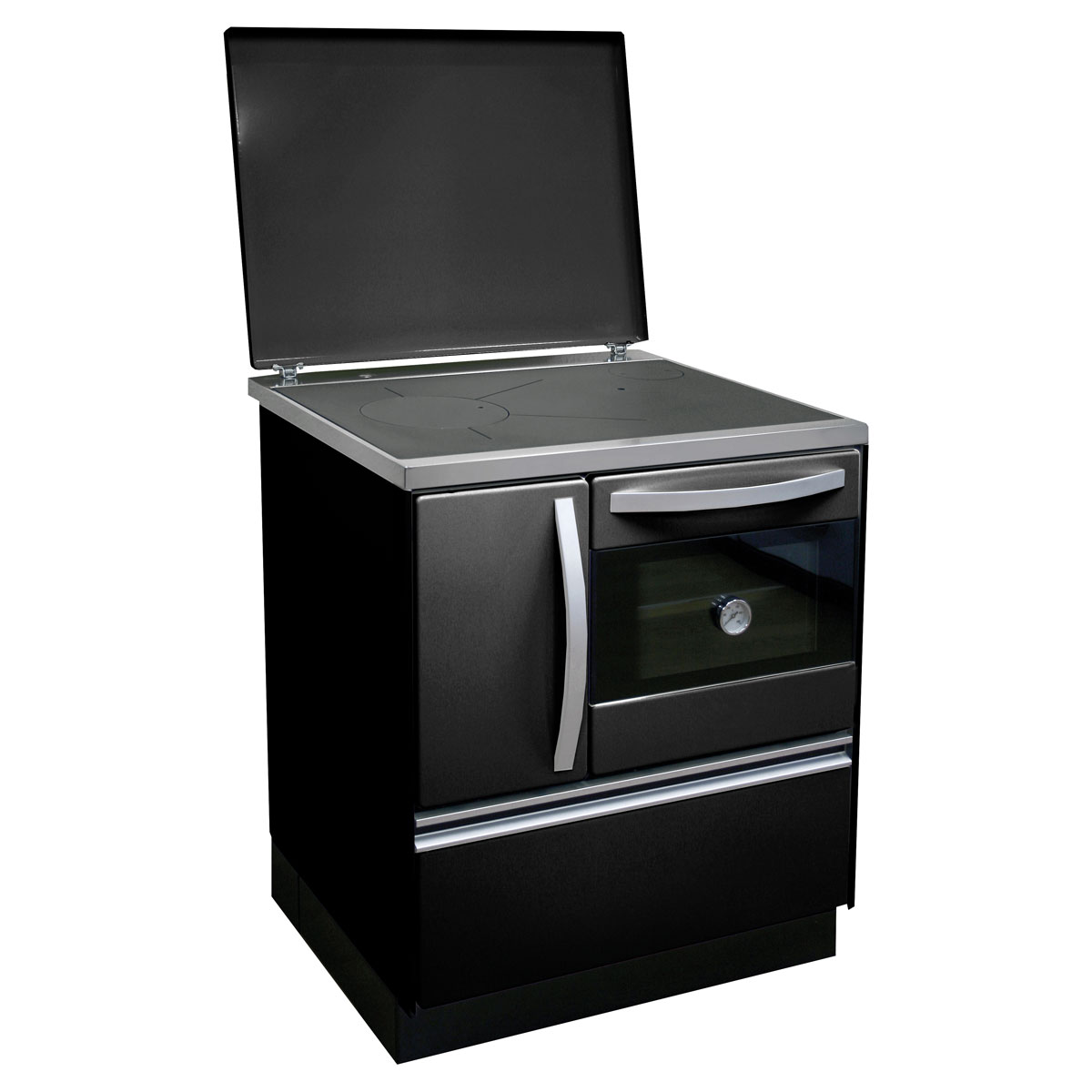 Kuechenherd Isar 72 schwarz Bild 1