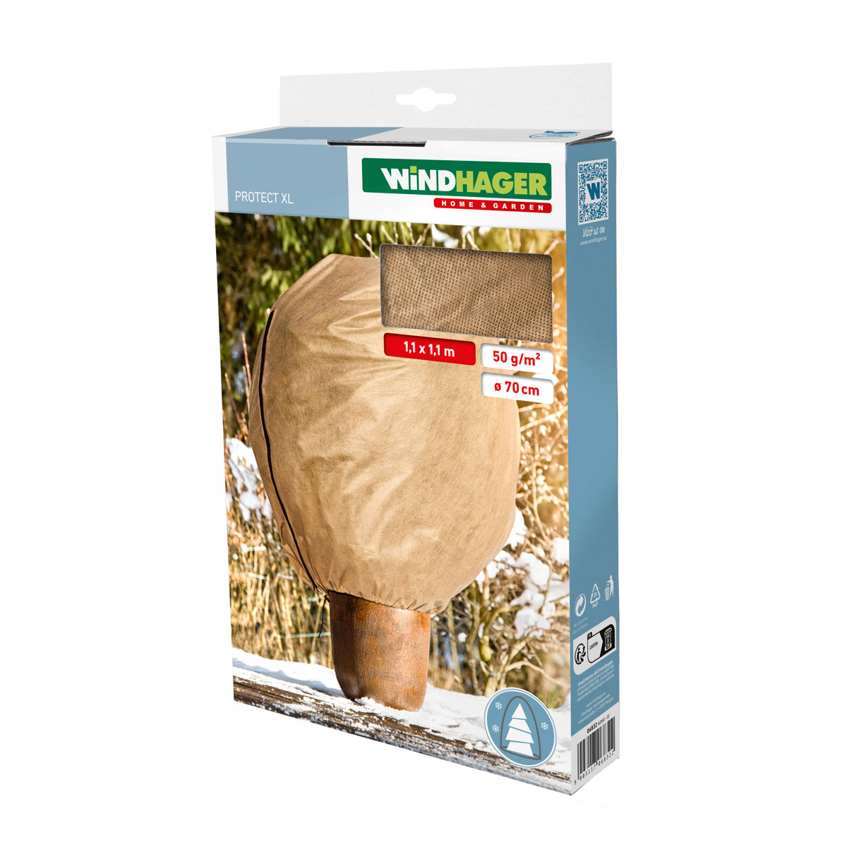 Windhager Vlieshaube Protect 1,1 x 1,1 m Bild 9