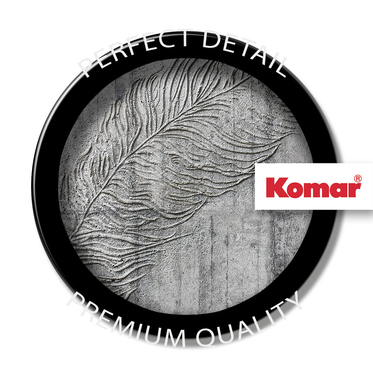 Komar  Vlies Fototapete Concrete Feather 350x250 cm Bild 9