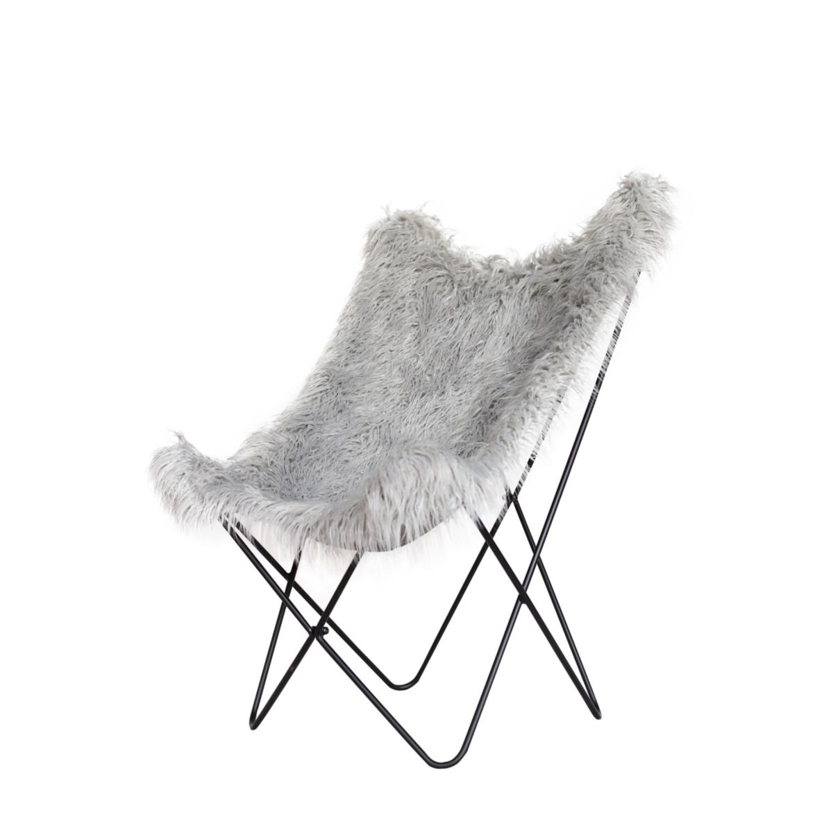 Schmetterling-Stuhl Lynn 110 grau