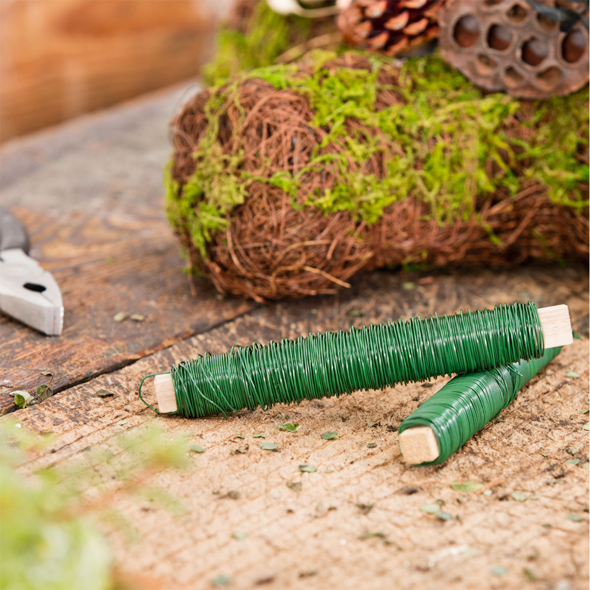 Windhager Gartendraht 100g grün Bild 2