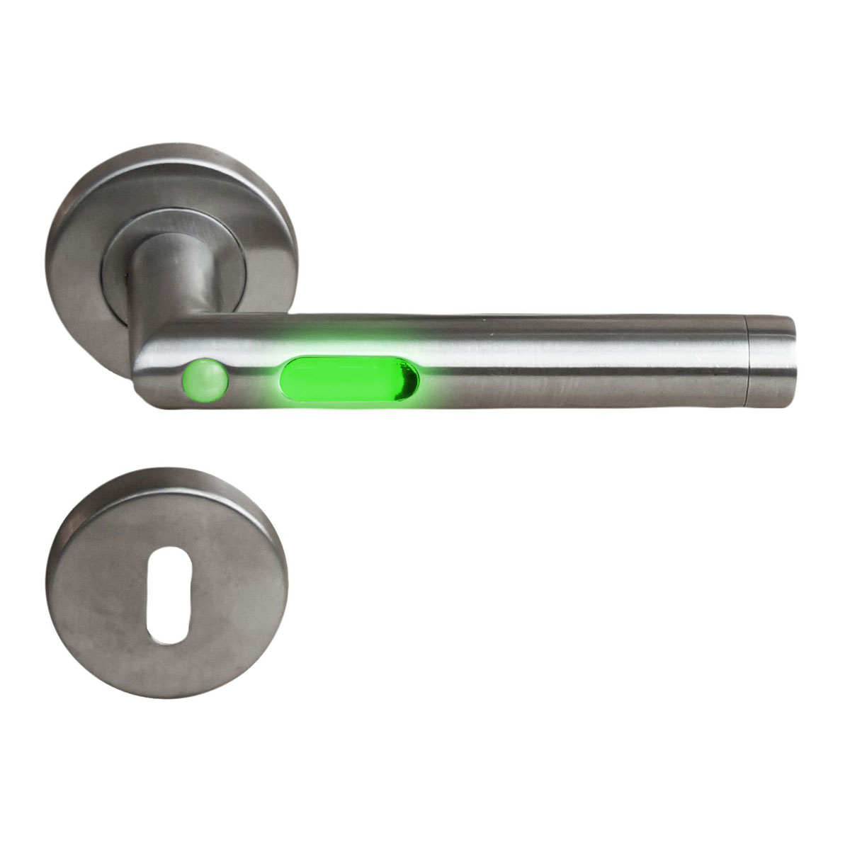 Alpertec Rosettengarnitur Move III mit Bewegungsmelder grün