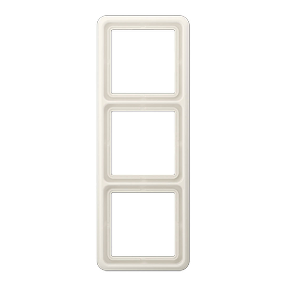 Jung Abdeckrahmen CD 500 weiß 3-fach