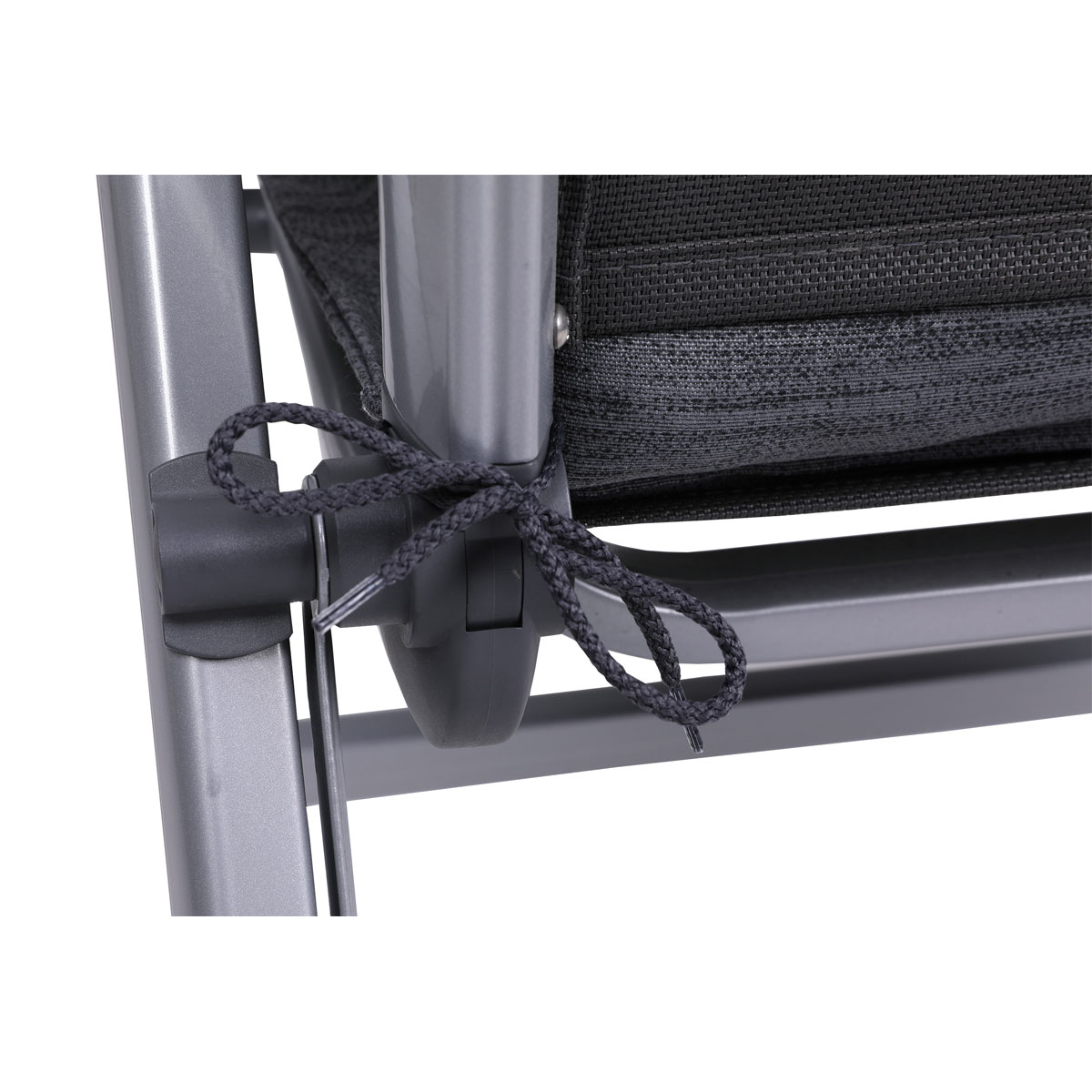 Haveson Sitzauflage Hochlehner 118x48x4cm anthrazit Bild 3