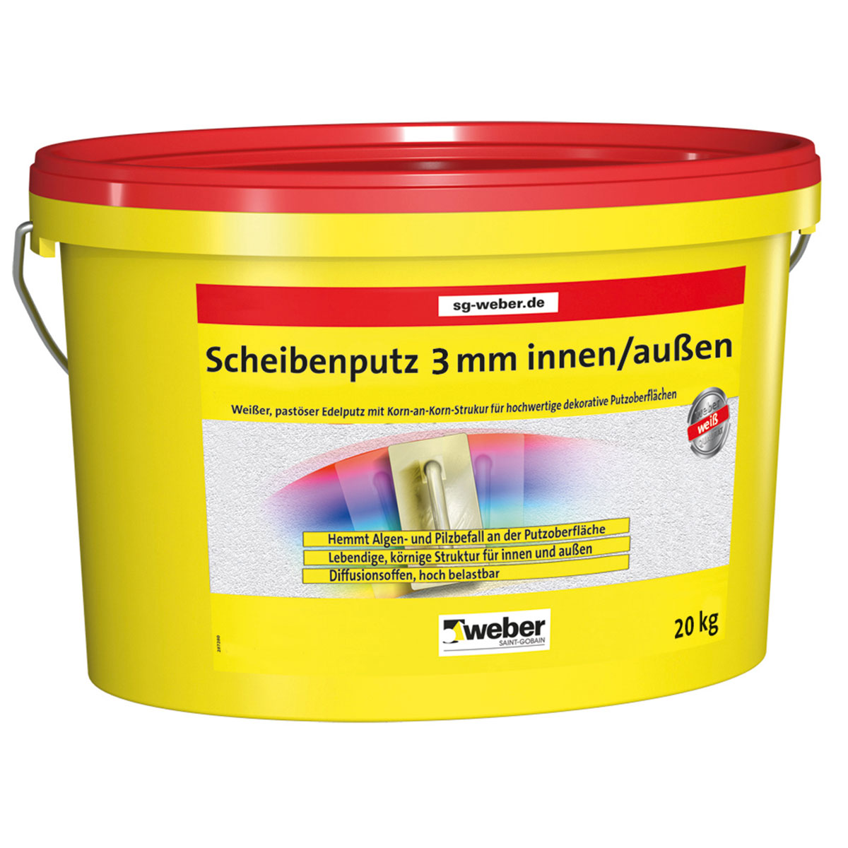 Scheibenputz 3 mm 20 kg innen und aussen