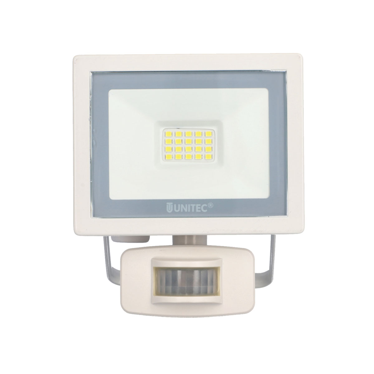 Unitec LED Wandstrahler mi Bewegungsmelder 10W 800lm weiss Bild 2