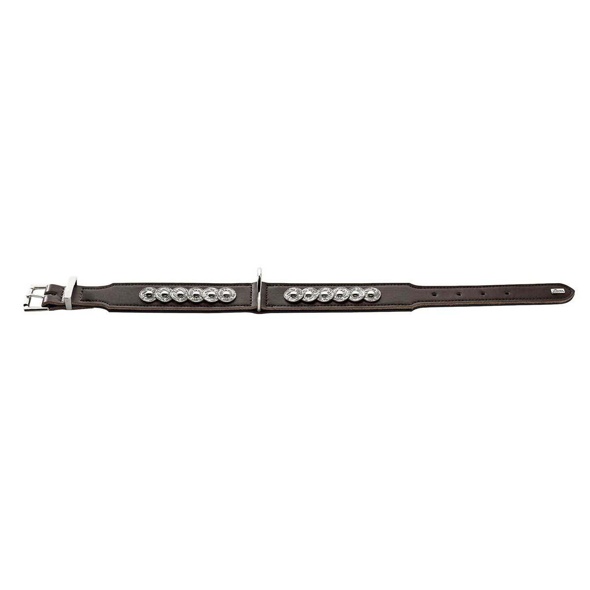 Hunter  Dog Halsband Basic Rom d-braun 35-43 cm