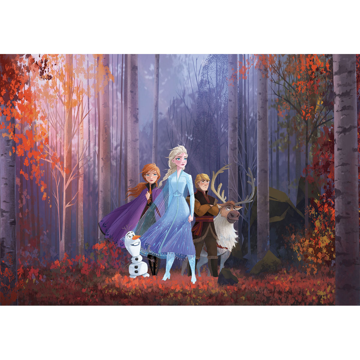 Komar  Vlies Fototapete Frozen Autumn Glade 400x280 cm Bild 2