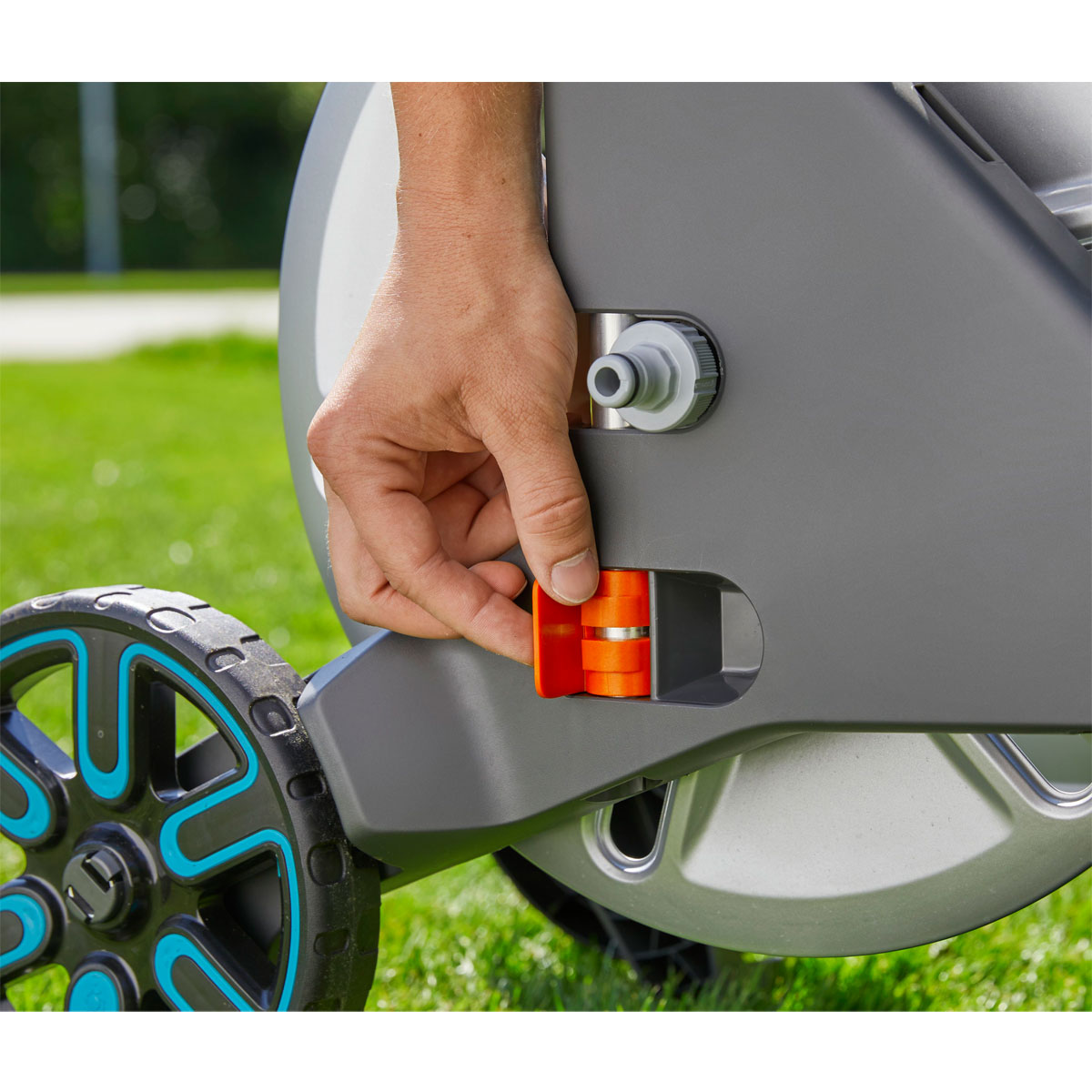 Gardena  Schlauchwagen AquaRoll L Easy Metall Bild 3