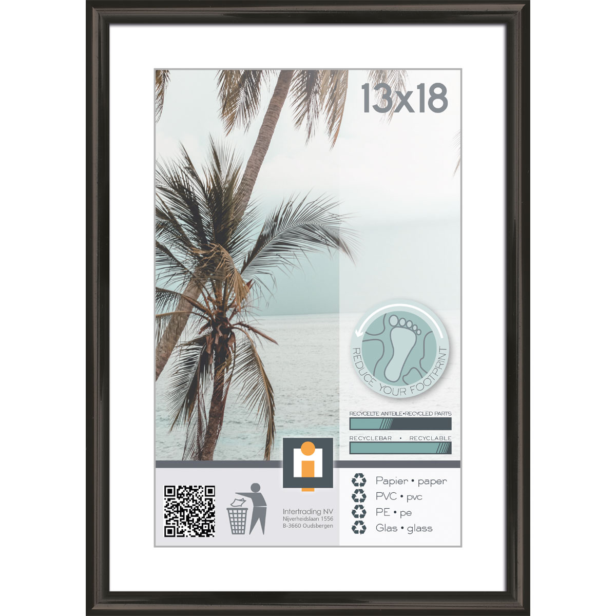 Bilderrahmen Kyoto 13x18 cm schwarz Bild 1