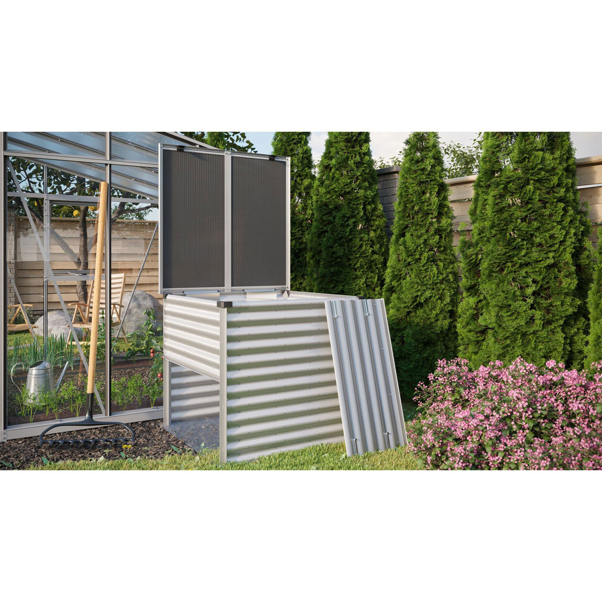 Vitavia Komposter Tomma silber Bild 3