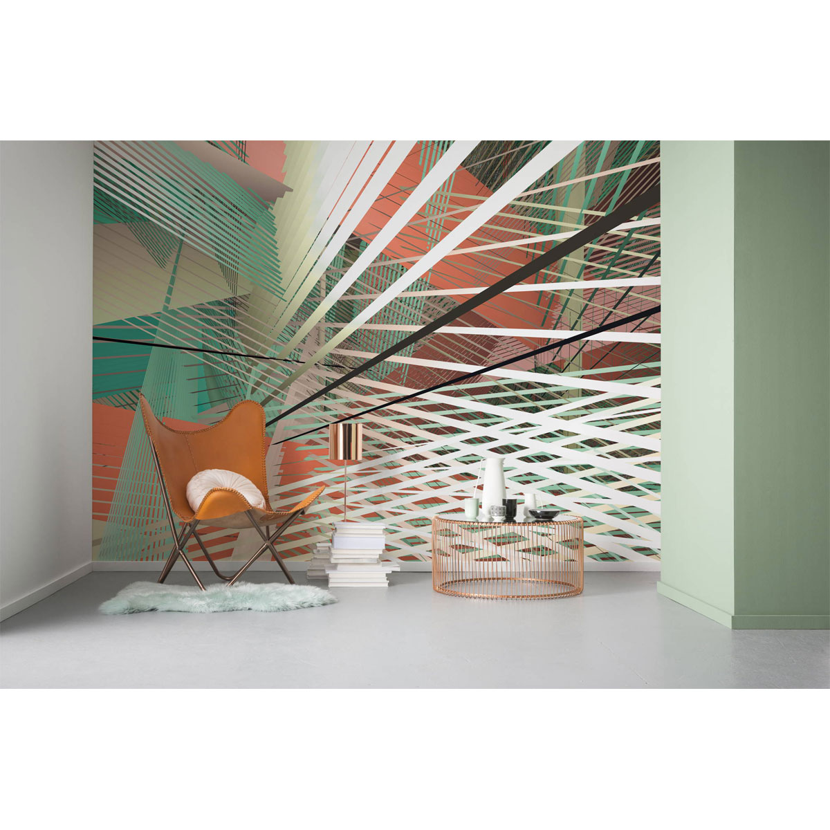 Komar  Vlies Fototapete Space Grid Autumn 400x250 cm