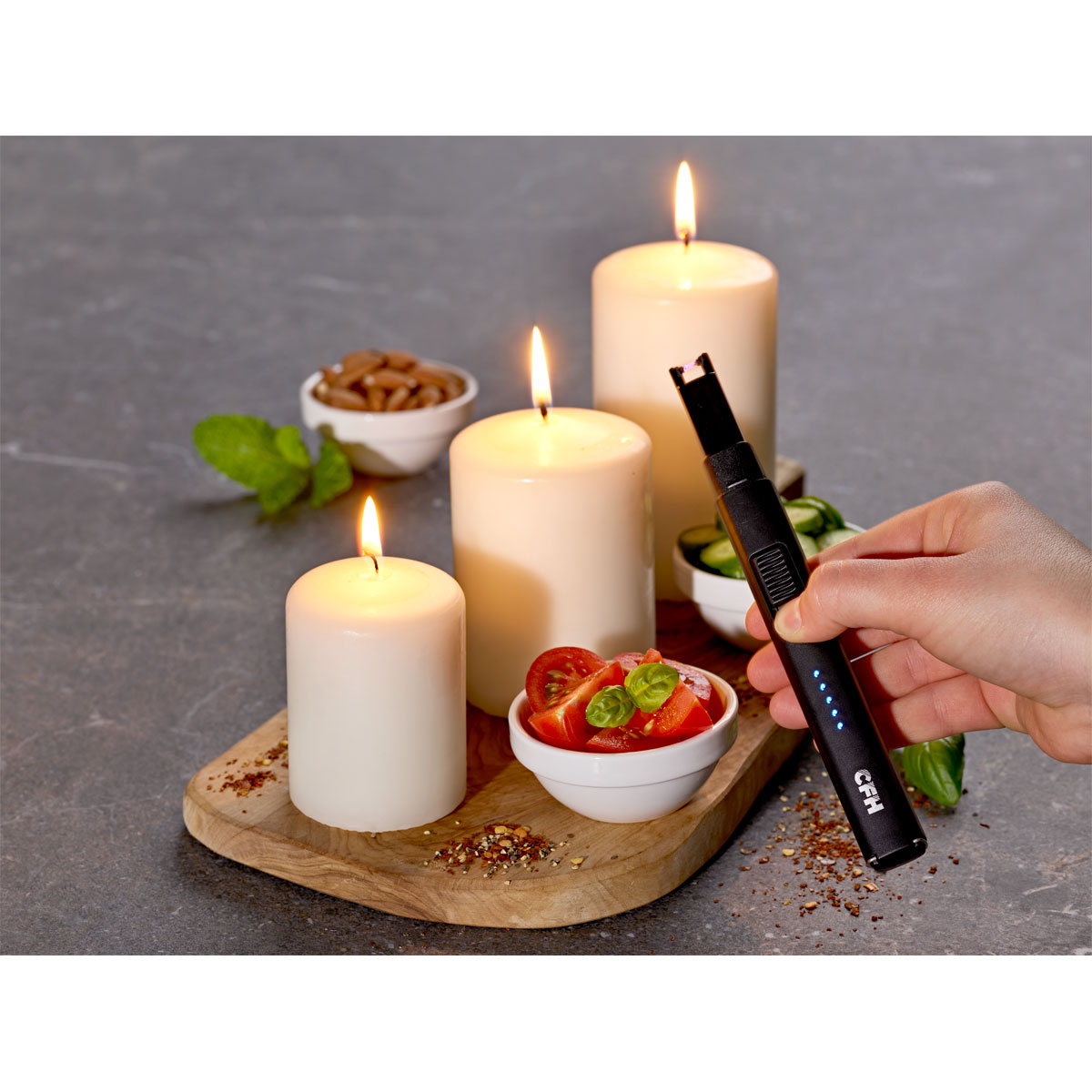 Lichtbogenfeuerzeug MINI Poket LF 433inklusive USB-Kabel 9,5 cm Bild 5