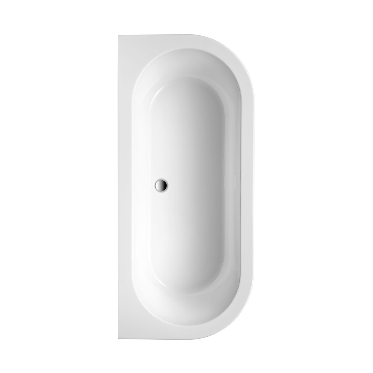 Ottofond Badewanne Modena 180 x 79 cm weiß