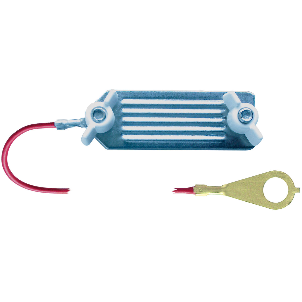 Zaunanschlusskabel 130 cm silber für 40 mm