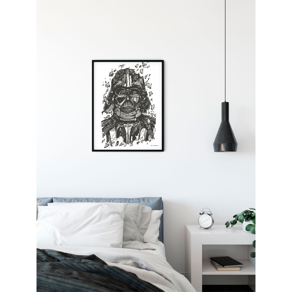 Komar  Wandbild Star Wars Darth Vader Drawing 50x70 cm Bild 1