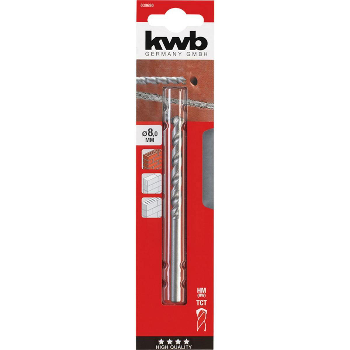 kwb  Steinbohrer Durchmesser 8 mm Bild 2