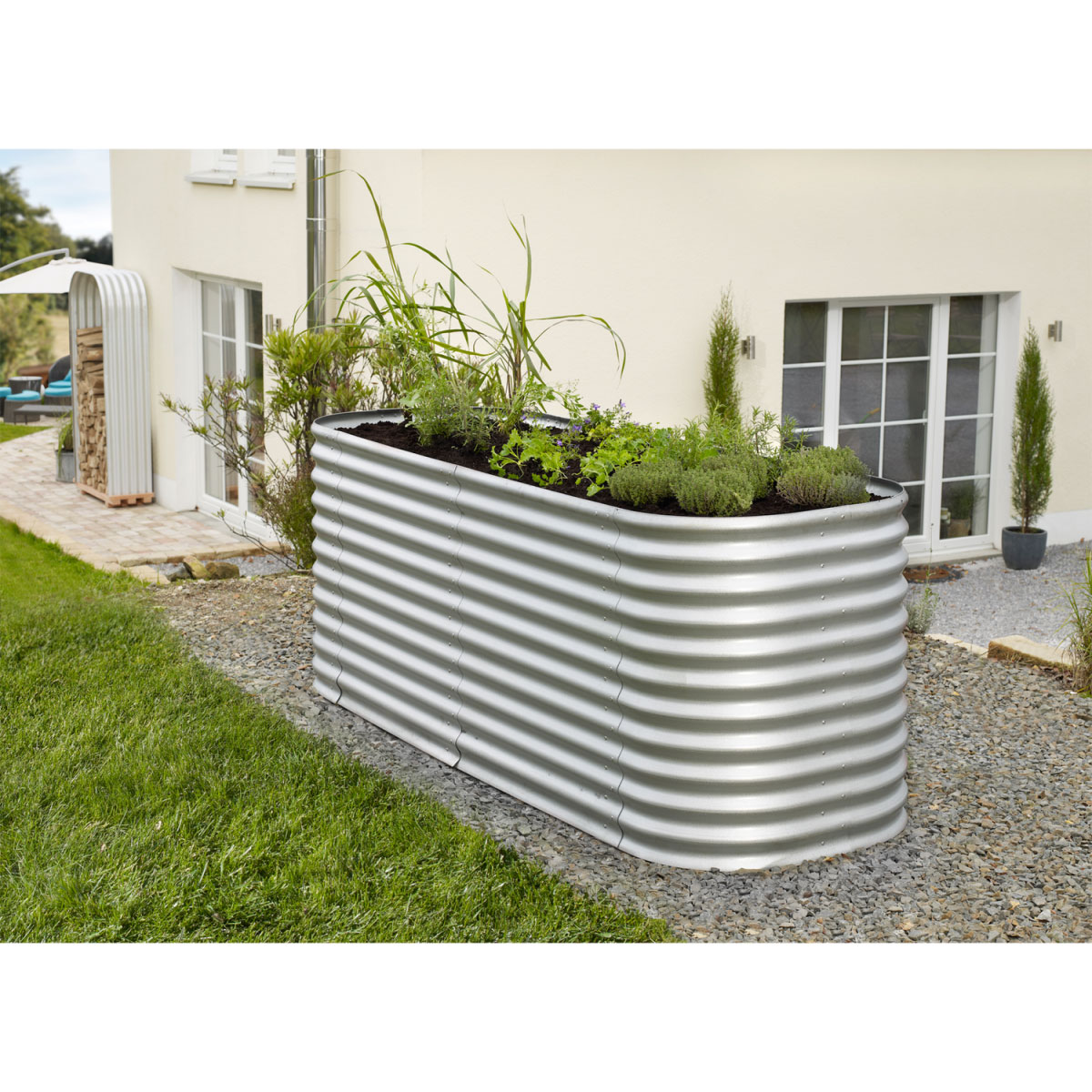 Vitavia Hochbeeterweiterung Basic silber Bild 2