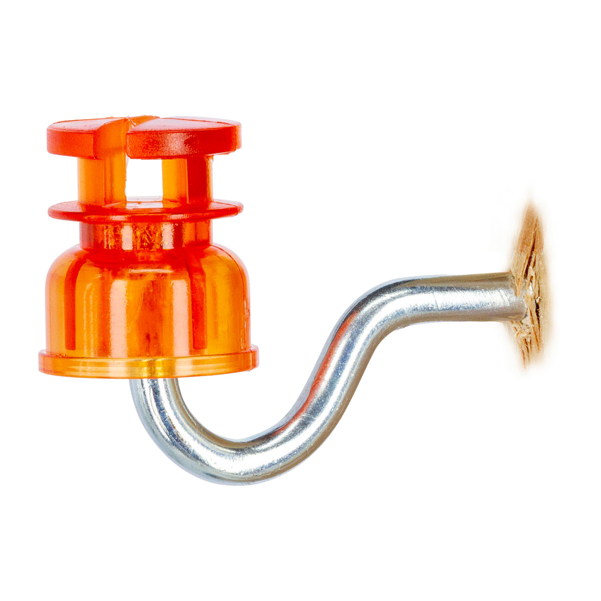 Schlitzisolator Durchmesser 6 mm orange