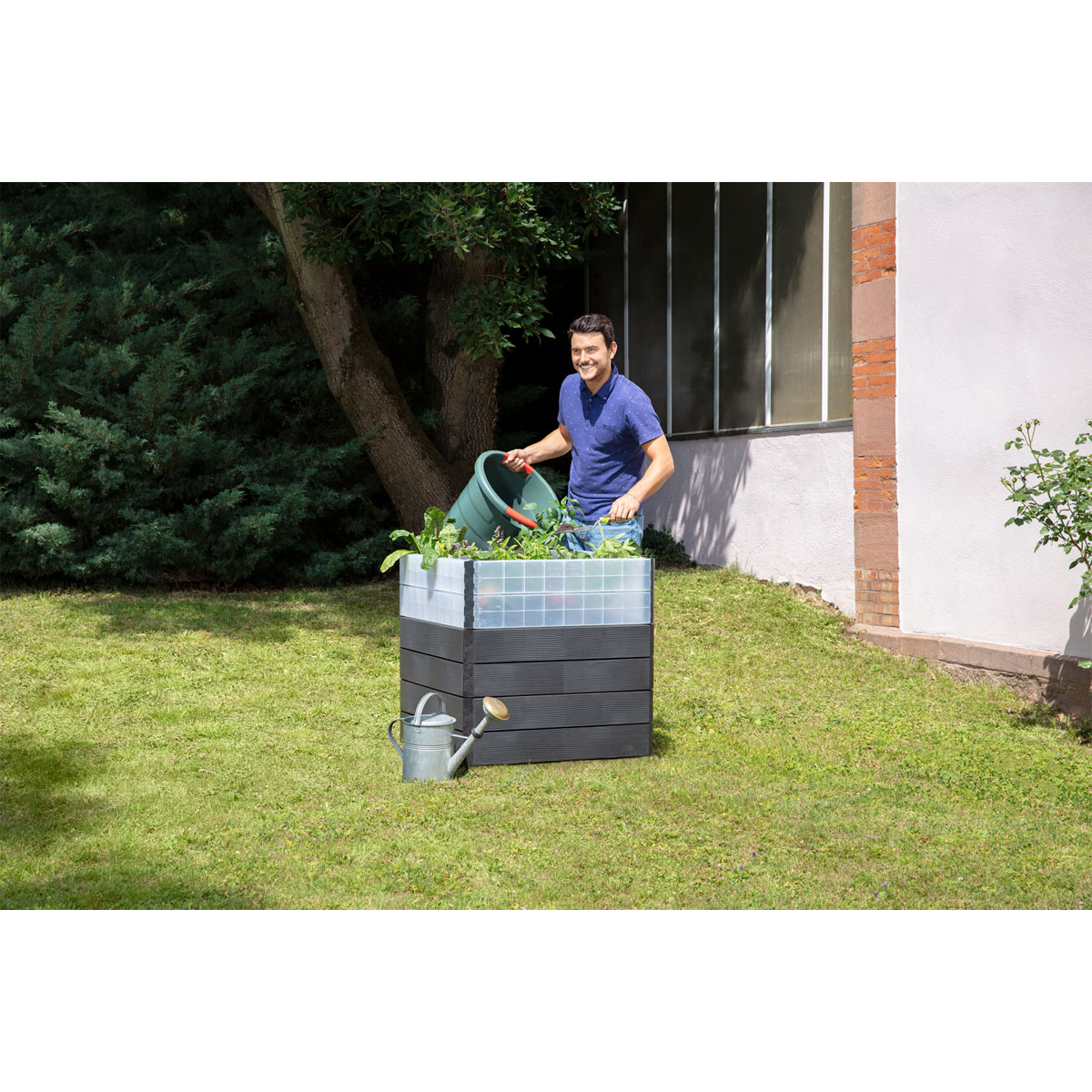 Garantia Hochbeet ERGO QUADRO Turbo L 75 Wood inkl FLORA Bild 5