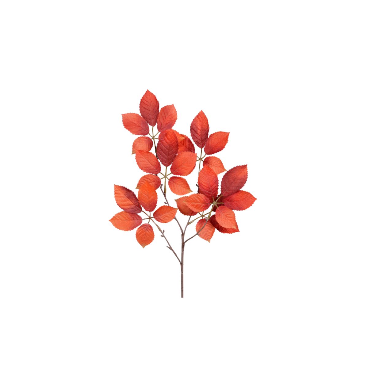 Laubzweig 68 cm orange