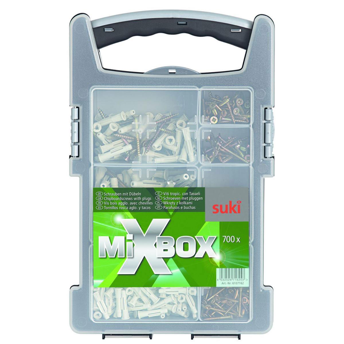 Suki Sortimentsbox Dübeln 700-teilig
