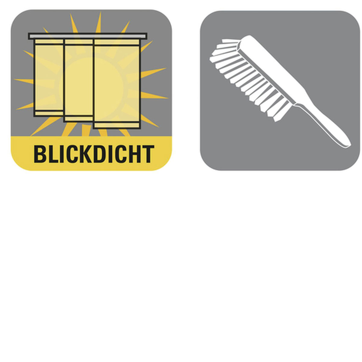 Gardinia Flächenvorhang Stoff Entry 60 x 245 cm taupe Bild 5