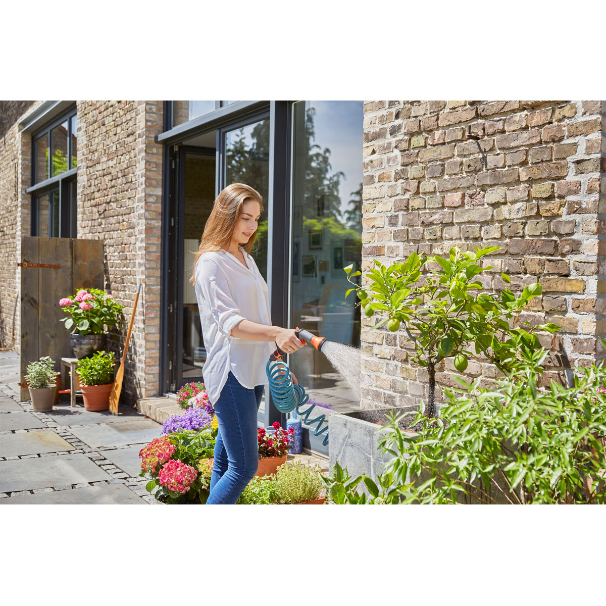 Gardena  Spiralschlauch-Set 10m 5-teilig Bild 4