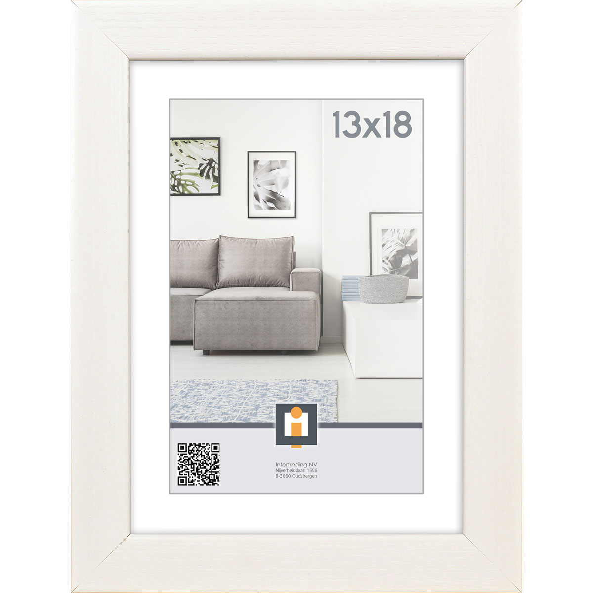 Bilderrahmen Livorno 13x18 cm weiß Bild 1
